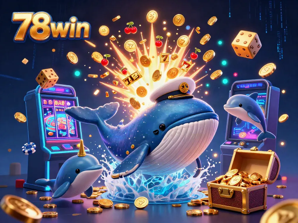 Experience thrilling moments at 78win with vibrant casino elements and dynamic characters.